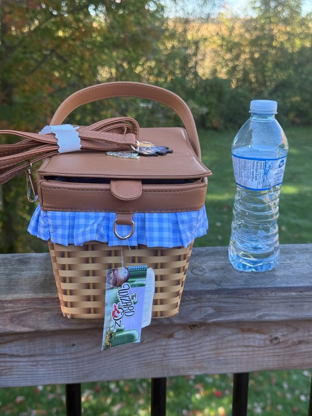 NWT Novelty Wizard of Oz Basket Crossbody Purse Bag